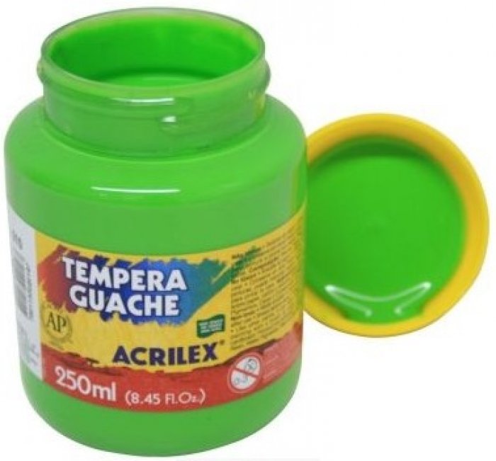 Guache *Acrilex 250GRS Verde Folha Ref.510