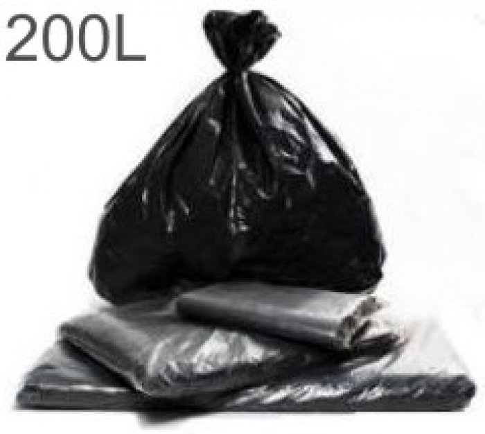 Saco Lixo 200L Preto *PCT/100* 90X115 Abnt *** 0,08 *** Classic