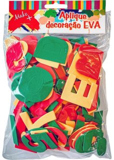Eva - Alfabeto Movel Letras/num 40Mm Pct/148 Gatte Ref.880