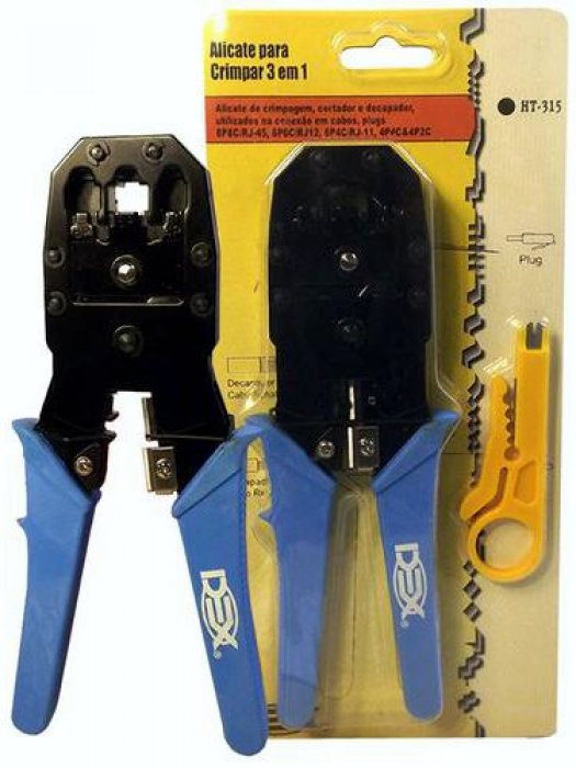 Alicate para Crimpagem RJ45 8P8C Ct-C10 Plus Cable