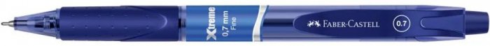 Caneta Faber Xtreme Retratil Fine Esferografica 0.7 Azul Xtrt07/AZ