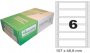 Etiqueta Form Colacril 3009 - 107X48,8-1C CX/3000