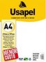 Papel Couche Laser Usapel  25008  180GR A4 50FLS  Brilho