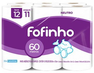 Papel Hig. *fofinho Roxo **60M** F.simples *pct/12* 1333