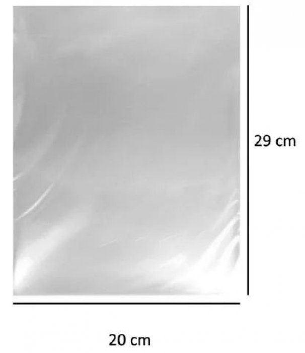 Saco Plastico PP 20X29 Unid. - Poli