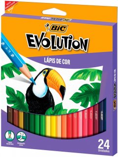 Lapis Cor BIC Evolution 24 Cores