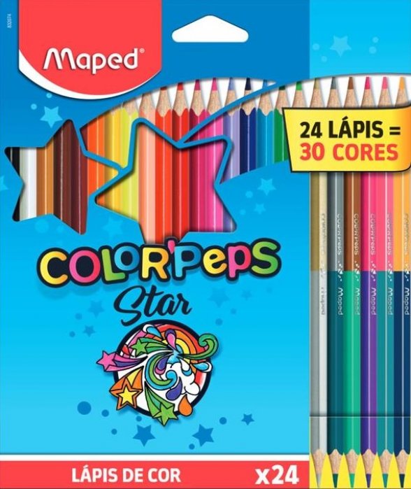 Lapis Cor BIC Evolution 24 Cores