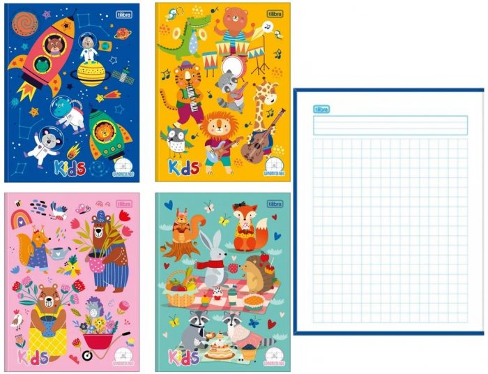 Caderno CD Quadriculado 10X10 187X245 40FLS Sapeca Tilibra