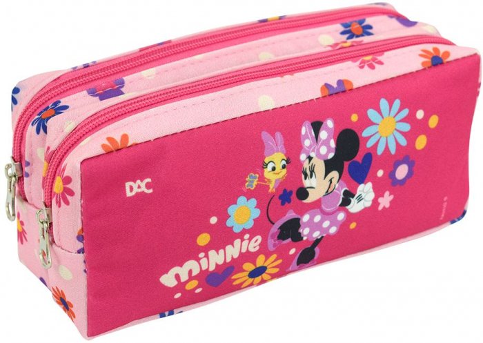 Penal Duplo DAC Minnie 4288  Estojo 19,5CMX8,7X7,6CM