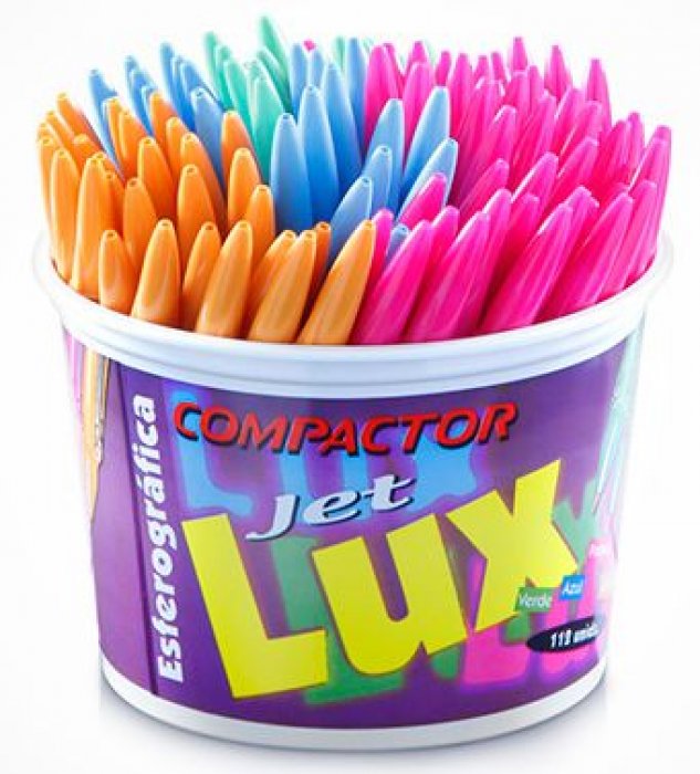 Caneta Compactor Jetlux 1.0 Azul