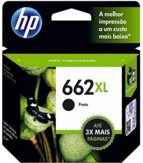 Cartucho Hp 662Xl Cz105Ab Preto 6,5Ml Orig.