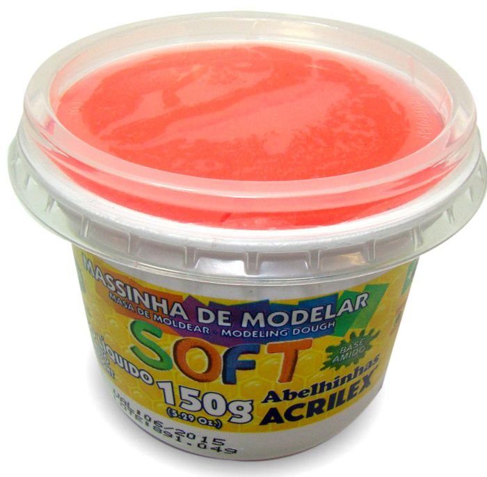 Massa Modelar Soft 150Gr Vermelho/103 Acrilex