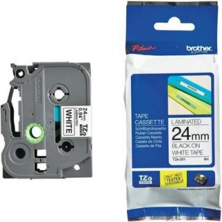 Fita Rotuladora Brother **tze-251** Pt/br 24Mmx8Mt
