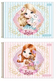 Caderno Desenho CD 80F Jolie Tilibra