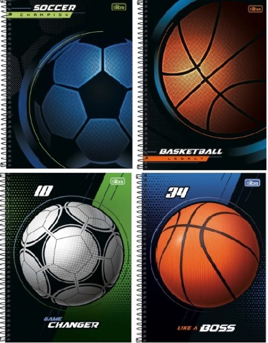 Caderno CD Univ 1 Mat 80F Score Tilibra  359301