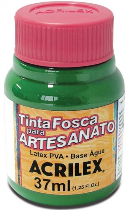 Tinta Fosca Artesanato Pva 37Ml Verde Band.acrilex Ref.511