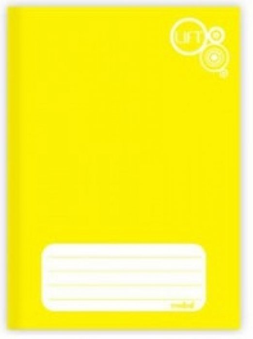 Caderno CD 80 FLS Cost Peq 1/4 Amarelo Pepper Tilibra