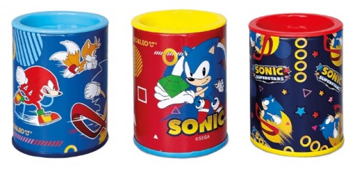 Apontador Leoleo C/Dep.Red. Metal Sonic 2FUROS 10552 Leonora