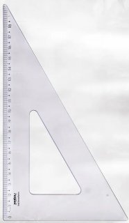 Esquadro Maxcril  30/60  Simples 20Cm  10070002 Escaleno