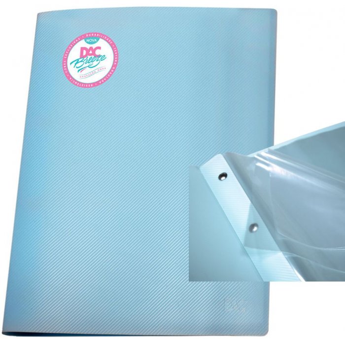 Pasta Catalogo A4 Flex PP Breeze C/10ENV. Ref.808PP-AZ