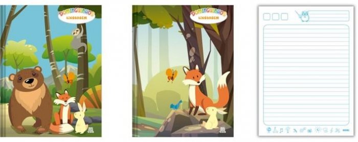 Caderno CD Linguagem 40FLS Dominguinhos Animativa 190X248MM  10409