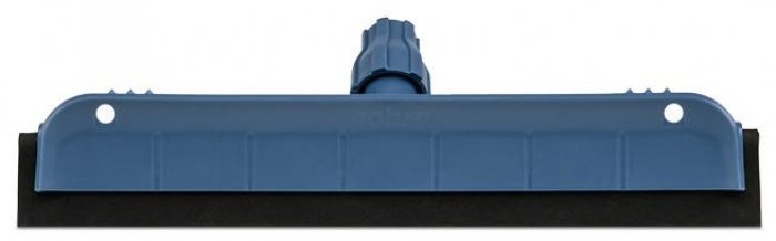 Rodo Borracha Dupla **40CM C/Cabo Simples Azul Nobre Multirodo