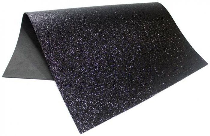 EVA Folha Estampa Gliter Preto 9741/4938