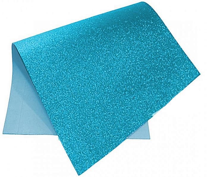 EVA Folha Estampa Gliter Azul Celeste 9696/4739