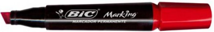 Pincel Atomico BIC Marking Vermelho Promocao
