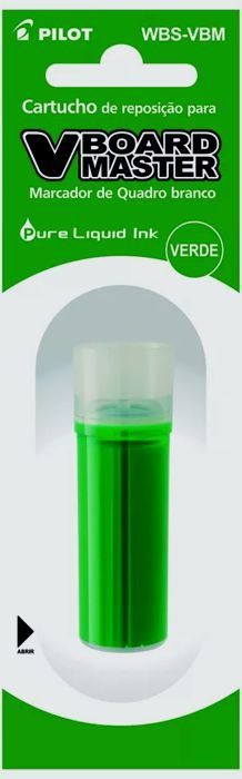 Refil Pincel Quadro BR. Pilot Verde Vboard Wbs-Vbm