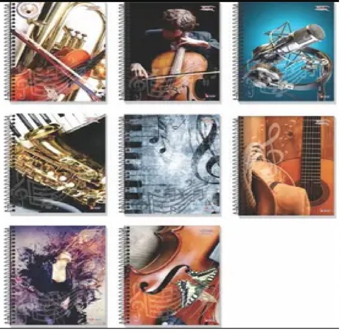 Caderno CD Univ Musica 64 FLS Tamoio