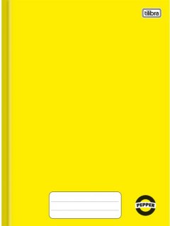Caderno Cd Univ Cost 48 Fls *amarelo  D+  Tilibra