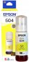 Cartucho Epson Ecotank 70ML Refil T5044 Amarelo Original