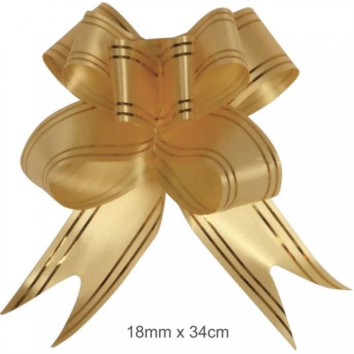 Fita Laco Pronto 18MMX34CM Dourado PCT/10 Gala