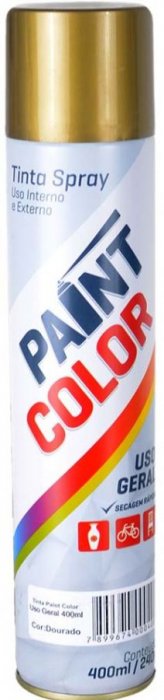 Tinta Spray Tek Bond Dourado 350ML/250G
