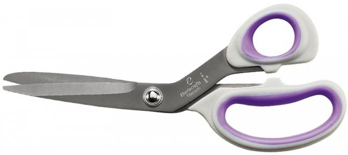 Tesoura Mundial Titanium 560-8 1/4  21Cm  Cabo Cinza e Lilas