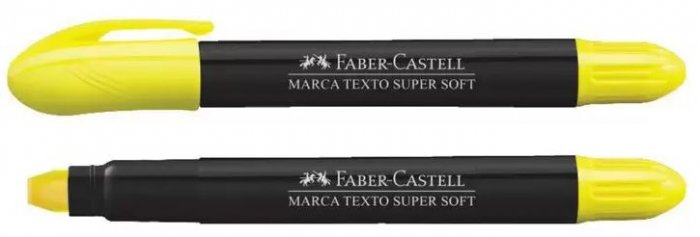 Caneta Lumicolor Gel Faber Amarela Super Soft A9