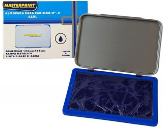 Almofada Masterprint Carimbo Azul N.3  Mp772
