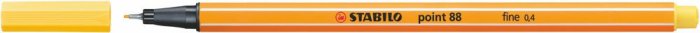 Caneta Stabilo Point 88/44 Amarel0 0.4 Fina