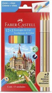 Lapis Cor Faber 12+3 Metalicos 120112+3MET