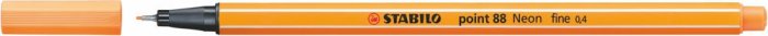 Caneta Stabilo Point 88/054 Neon Laranja 0.4 Fina