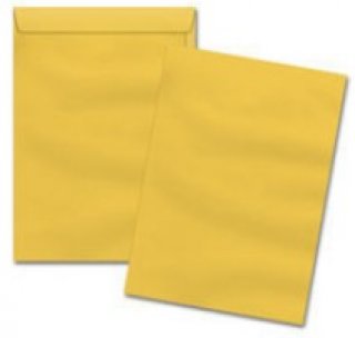 Envelope Amarelo Ouro 176X250 Saco 80Gr