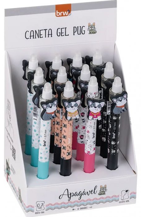 Caneta BRW Divert Gel Apagavel Pug 0.7 CA0219