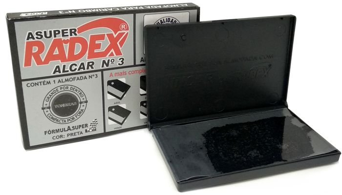 Almofada Radex Carimbo Preto N.3
