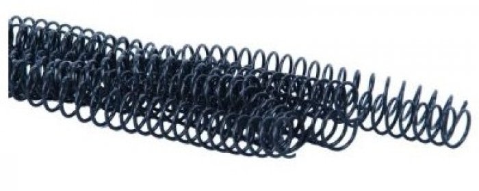 Espiral 12Mm Pct/100 - P/70Fls - Preto