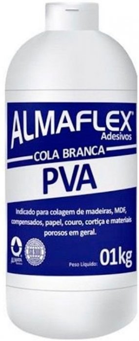 Cola Branca Almaflex Pva 1KG. Almata