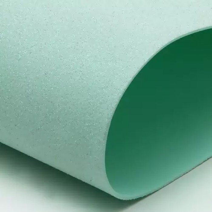 EVA Folha Estampa Gliter Verde Claro 4758