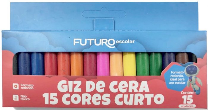 Giz Cera Curto Futuro FE062204 15 Cores