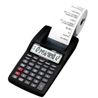 Calculadora C/bobina Casio Hr-8Rc-Bk - 12Dig