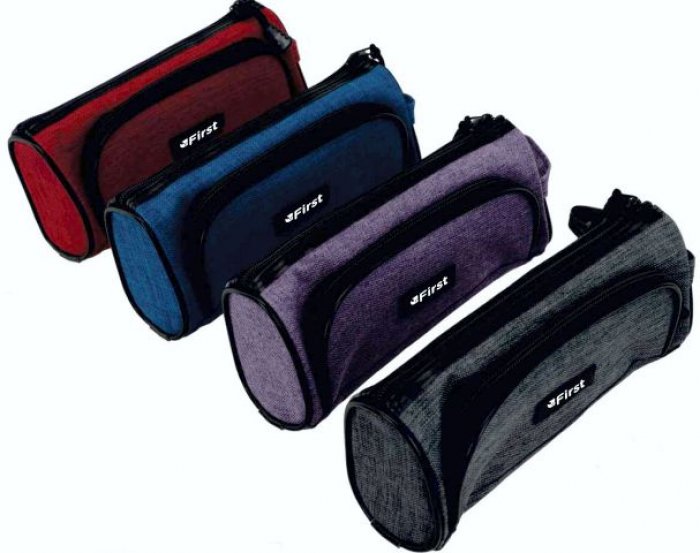 Penal First Plastico Pvc+Tecido Df1047-Item 1 Sortidos 21,5X9X6Cm